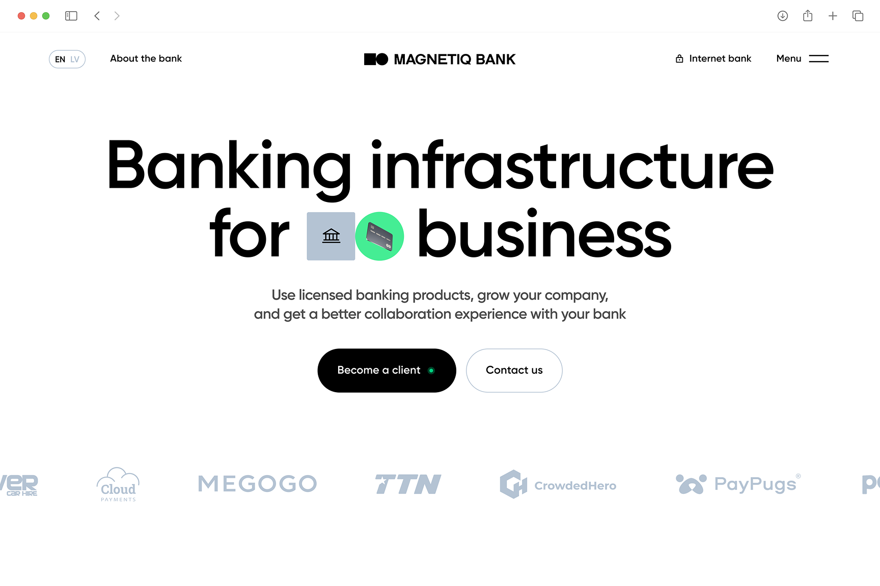 Corporate website - goodface.agency